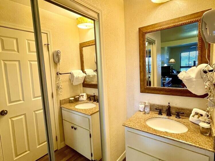 Lake View Queen Guest Room With Two Queens, Sleeper Sofa And Deck Overlooking Lake Ouachita, Hotel R