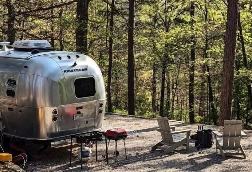 Airstream With Sunset Deck