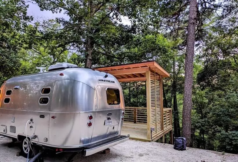 Airstream With Sunset Deck