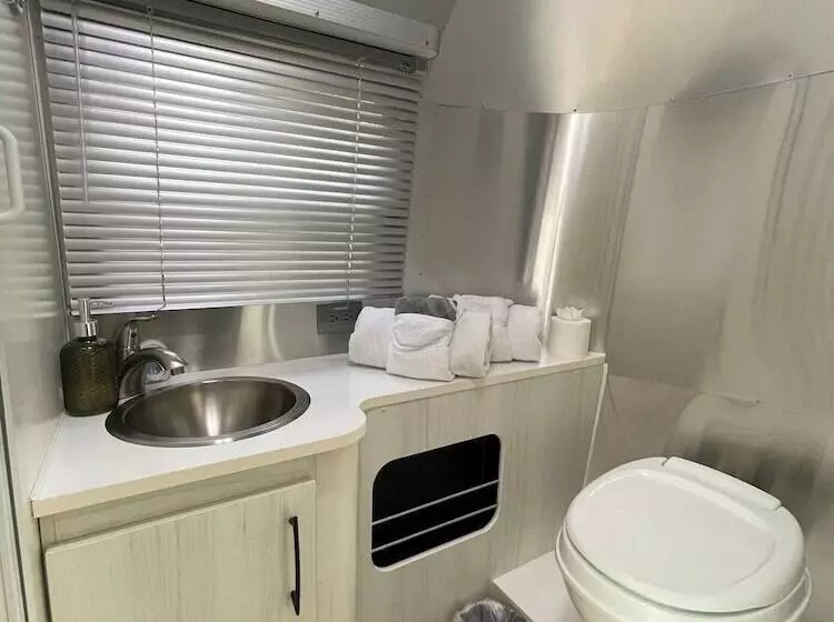 Airstream With Sunset Deck