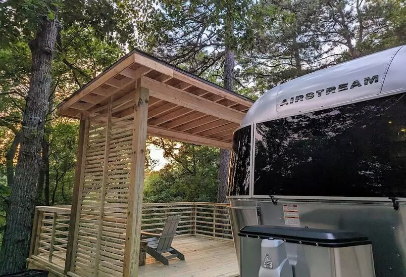 Airstream With Sunset Deck