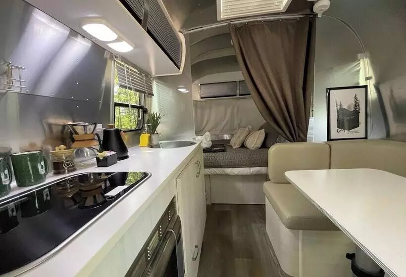 Airstream With Sunset Deck