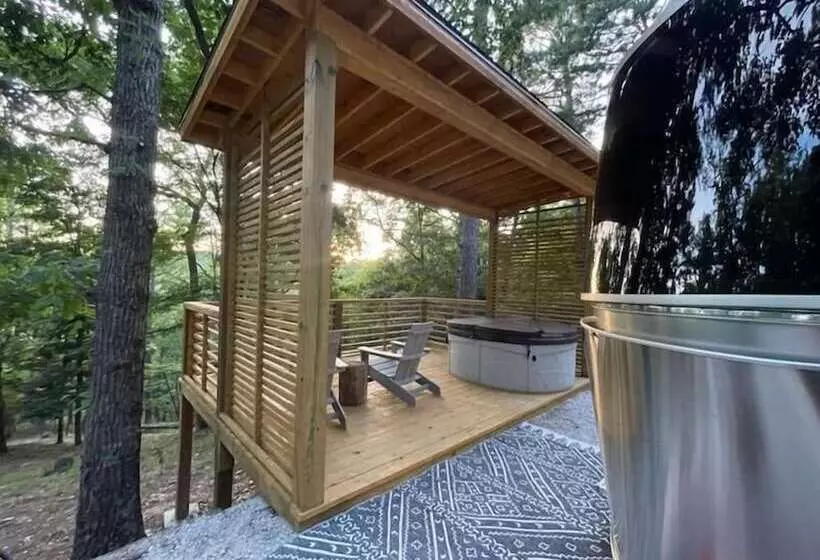 Airstream With Sunset Deck
