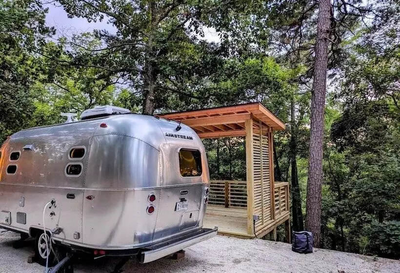 Airstream With Sunset Deck