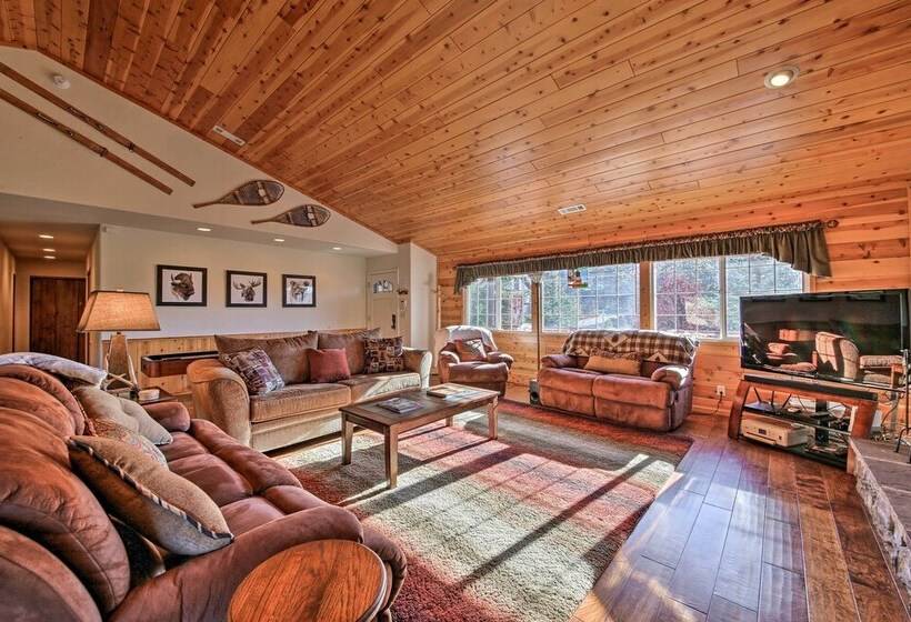 Hot Tub, Game Room & 2 Decks: Luxe Big Bear Home