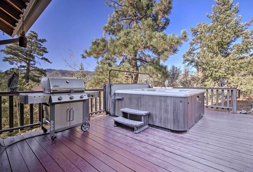 Hot Tub, Game Room & 2 Decks: Luxe Big Bear Home