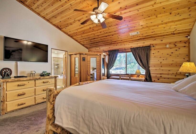 Hot Tub, Game Room & 2 Decks: Luxe Big Bear Home