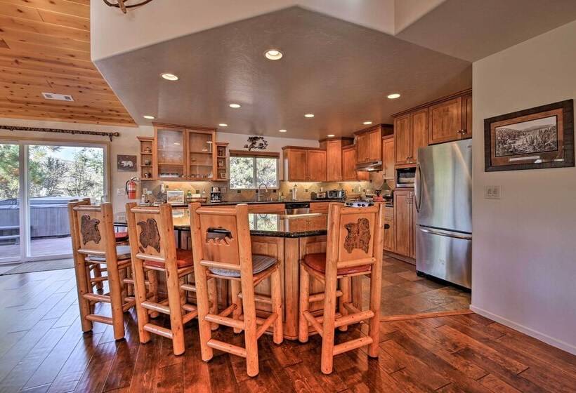 Hot Tub, Game Room & 2 Decks: Luxe Big Bear Home