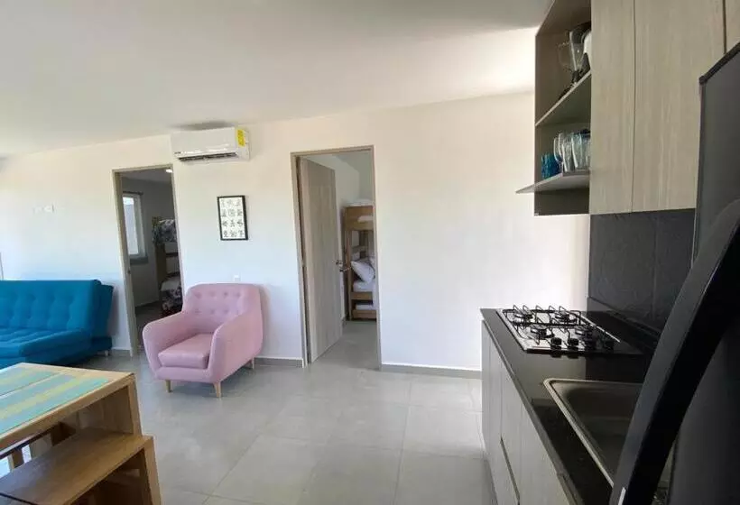 ホテル Nahir Apartamento De Playa En Condominio Palmar Del Viento