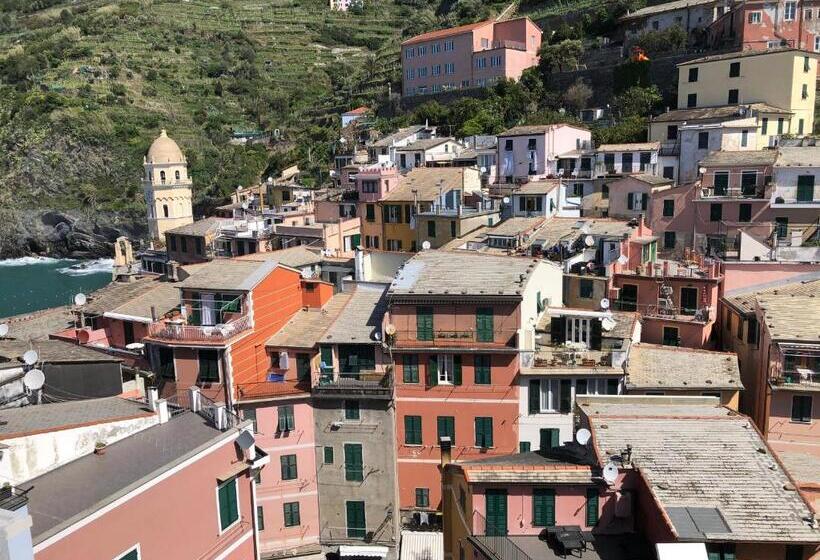 Pensjonat La Marina Camera Matrimoniale Con Terrazzo Esterno Privato Vista Mare