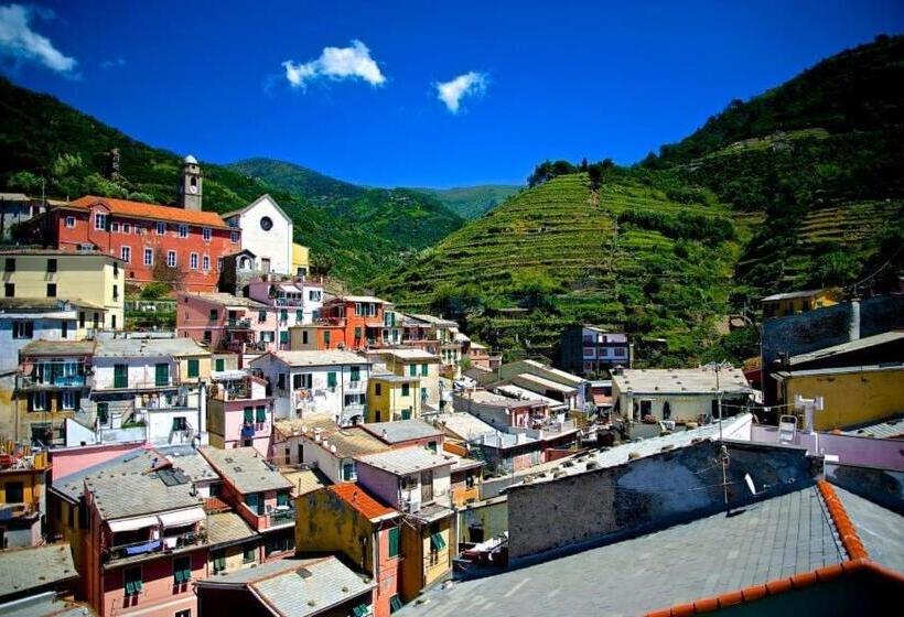 Pensjonat La Marina Camera Matrimoniale Con Terrazzo Esterno Privato Vista Mare