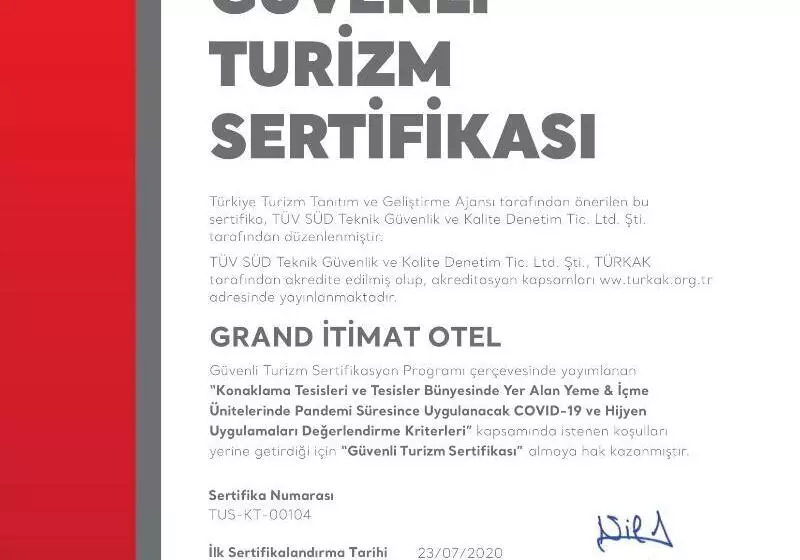 هتل Grand İtimat