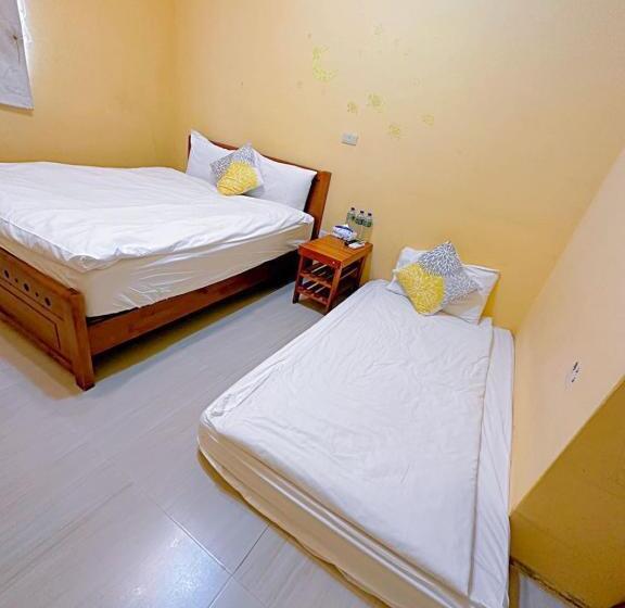 تختخواب و صبحانه 萩閣民宿sara S House走路可到夜市近市區好停車