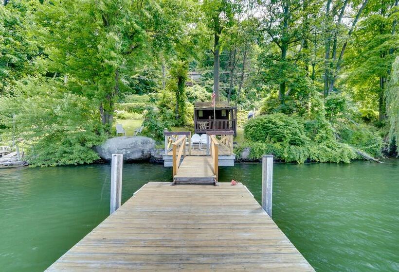 New Milford Lakefront Home: Deck, Pool & Dock!