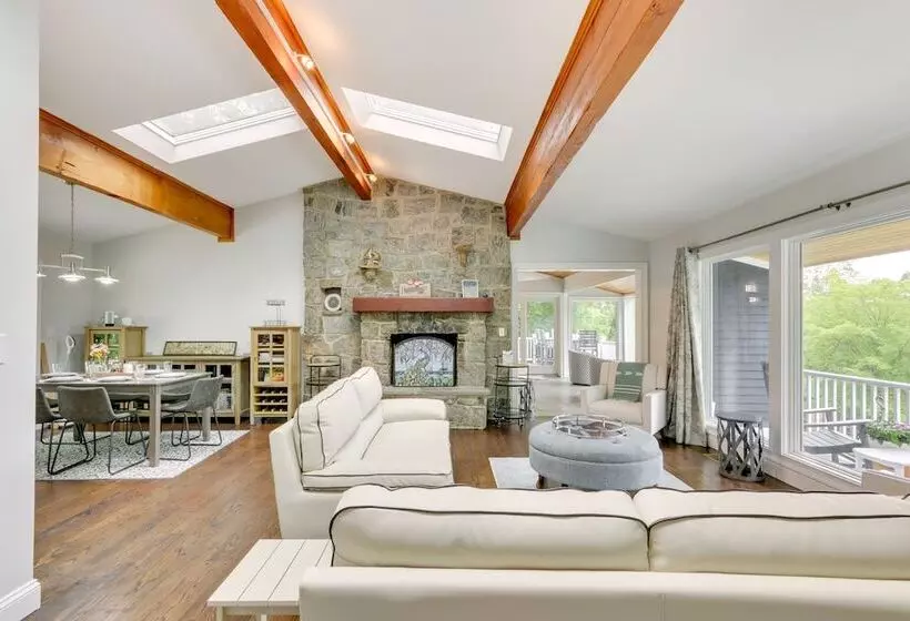 New Milford Lakefront Home: Deck, Pool & Dock!