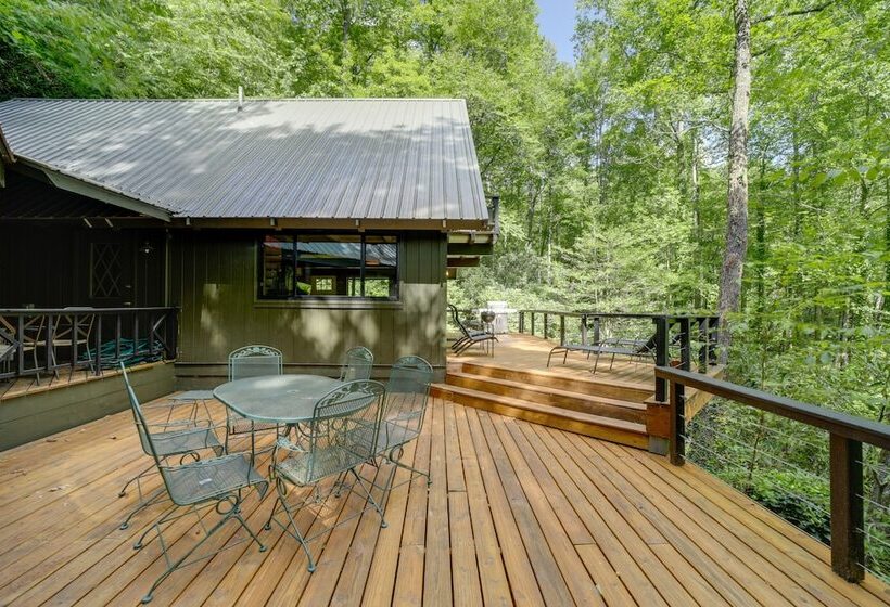 Sapphire Treehouse Cabin W/ Views, Deck, Fireplace