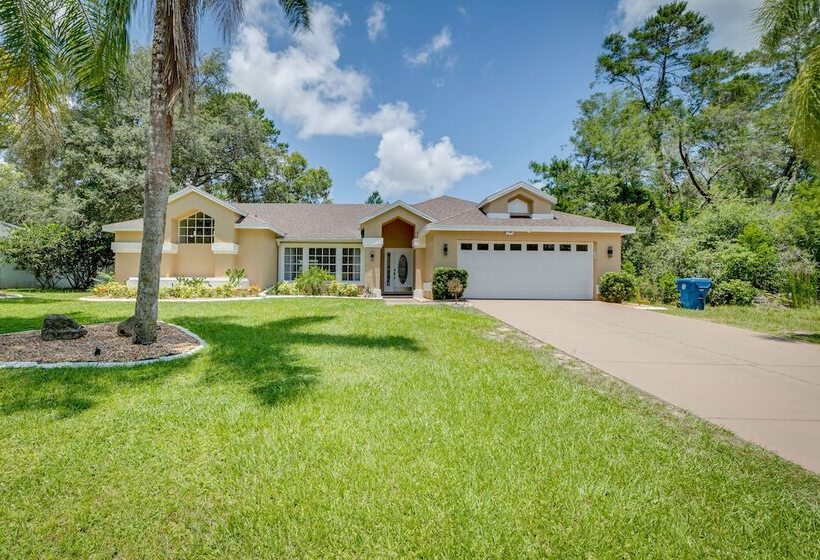 Spring Hill Home W/ Private Pool & Games!