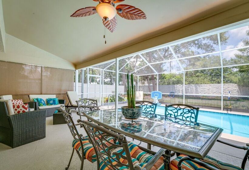 Spring Hill Home W/ Private Pool & Games!