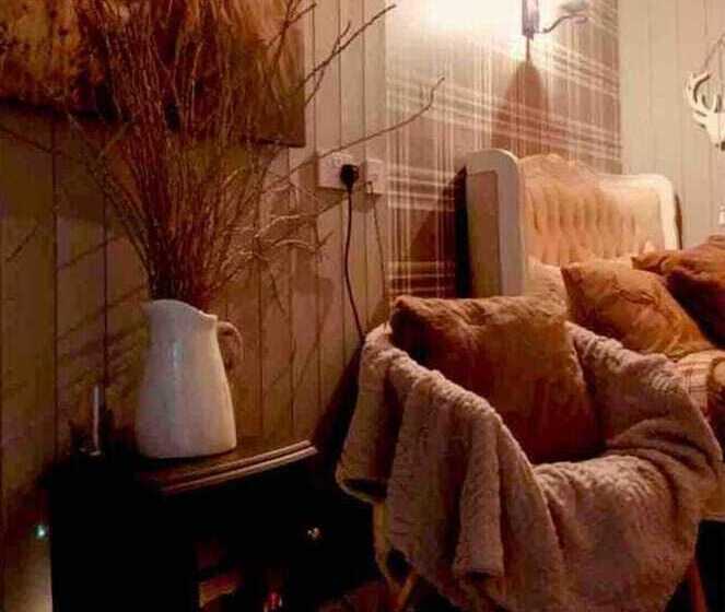 Cute And Cosy Shepard Hut With Wood Fuel Hot Tub