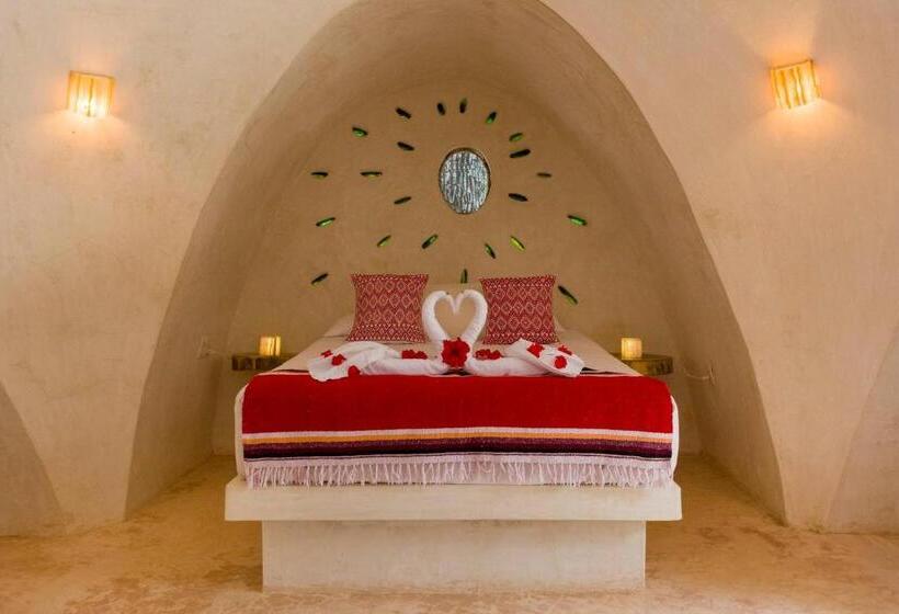 פנסיון Room In Lodge   Ecolush Couple Mayan Dome Cenote Bikes