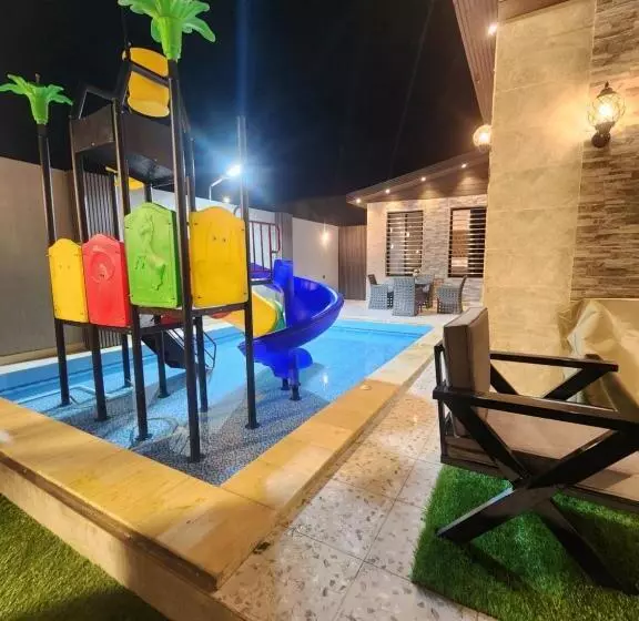 شاليه ومنتجع النخيل الريفي بالطائف