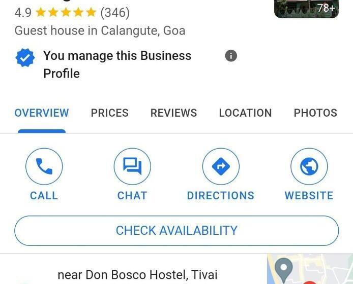 פנסיון Jackson Beach House Calangute