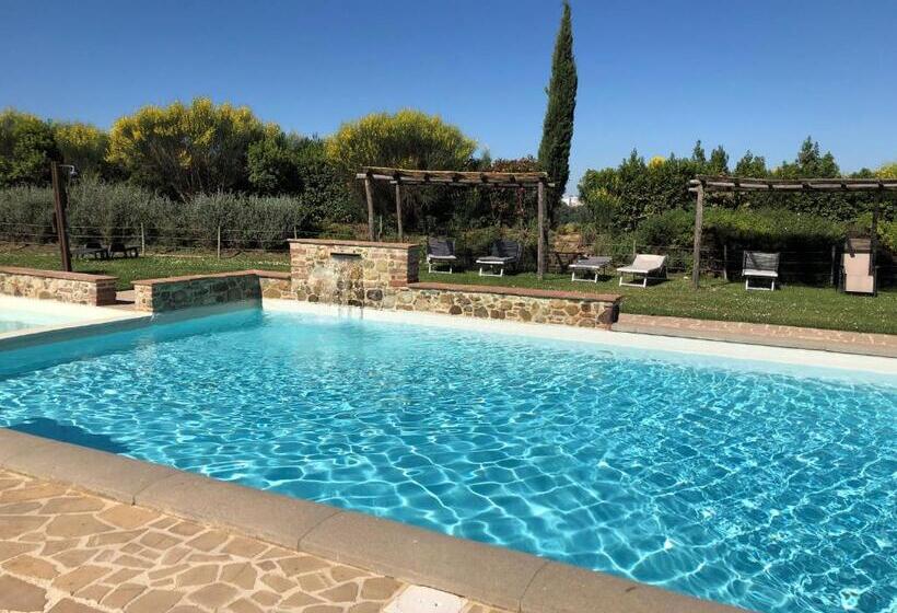 Luxury Resort With Swimming Pool In The Tuscan Countryside, Apartments With Private Outdoor Area Wit