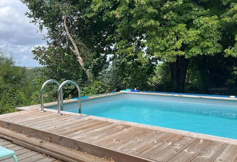 פנסיון 1 Rue Pasquet Pool Suite With Kitchen