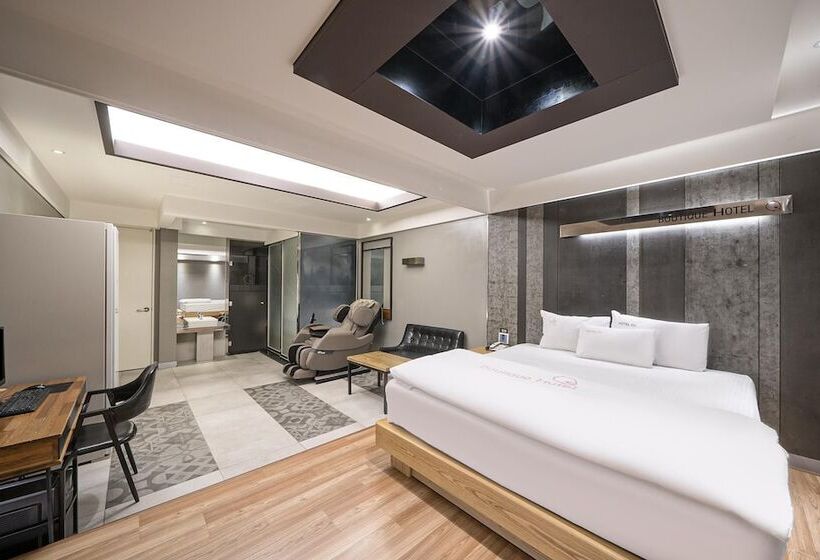 모텔 Daegu Pyeongridong Hotel O2