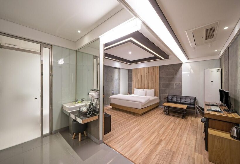 모텔 Daegu Pyeongridong Hotel O2