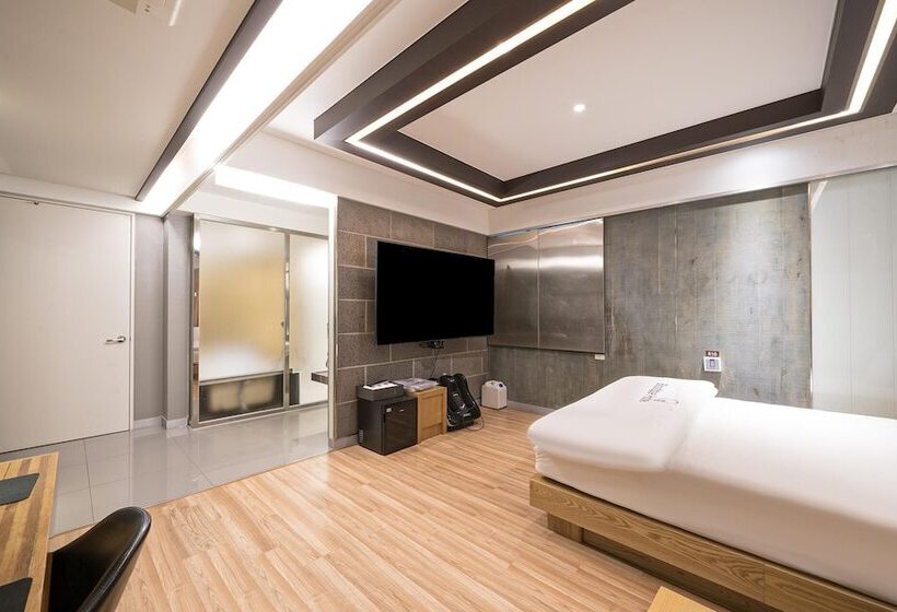 모텔 Daegu Pyeongridong Hotel O2