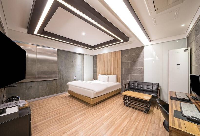 모텔 Daegu Pyeongridong Hotel O2