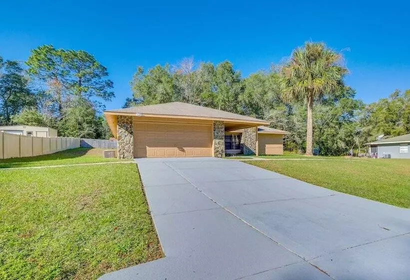 3 Mi To Rainbow Springs State Park: Dunnellon Home