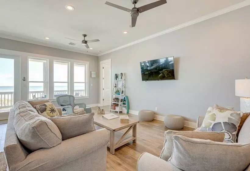 Galveston Home W/ Outdoor Shower: Steps To Beach!