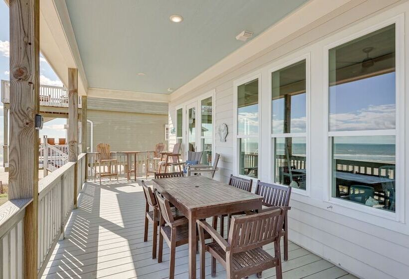 Galveston Home W/ Outdoor Shower: Steps To Beach!