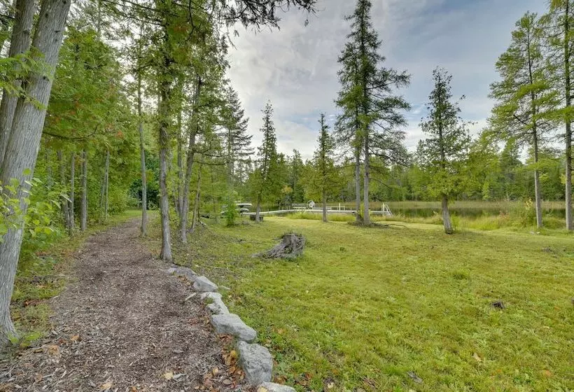 Riverfront Cheboygan Cabin W/ Kayaks & Dock!