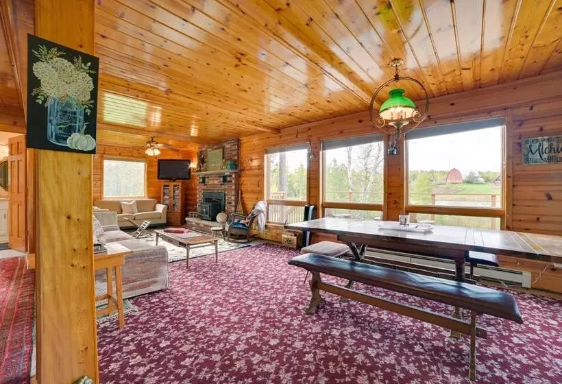 Riverfront Cheboygan Cabin W/ Kayaks & Dock!