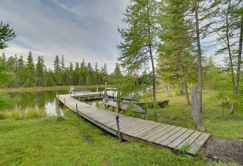 Riverfront Cheboygan Cabin W/ Kayaks & Dock!