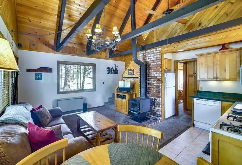 Hot Tub & Deck: Big Bear City Cabin Near Skiing