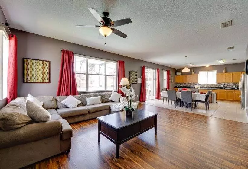 8 Mi To Disney: Home W/ Game Room In Davenport