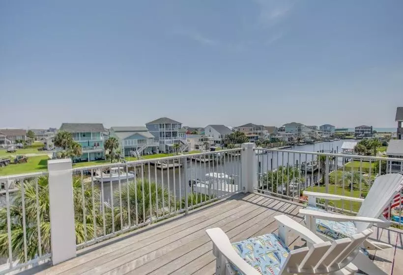 Holden Beach House W/ Boat Dock: Steps To Beach!