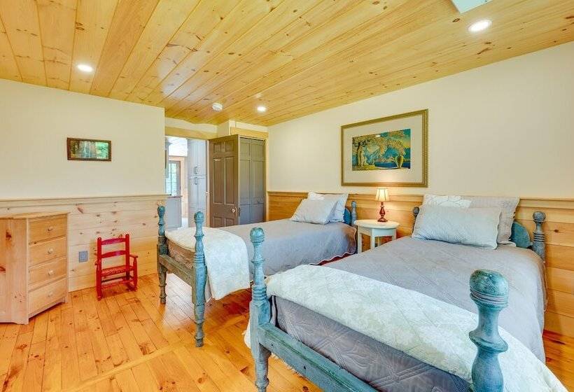 Lakefront Lovell Home W/ Dock: Walk To Town Beach!