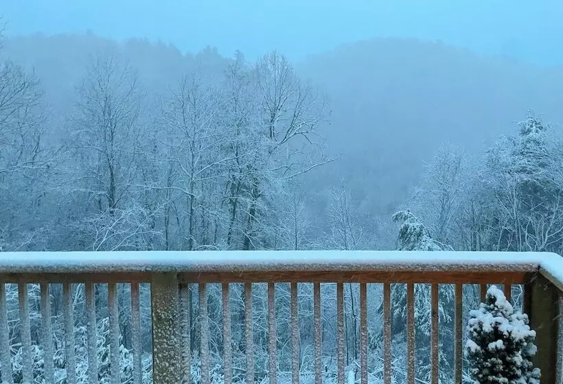 Mtn View + Fire Pit: Pet Friendly Woodlawn Cabin!