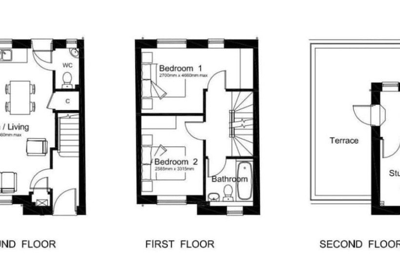 レジデンス Impeccable 2 Bed House In Milton Keynes