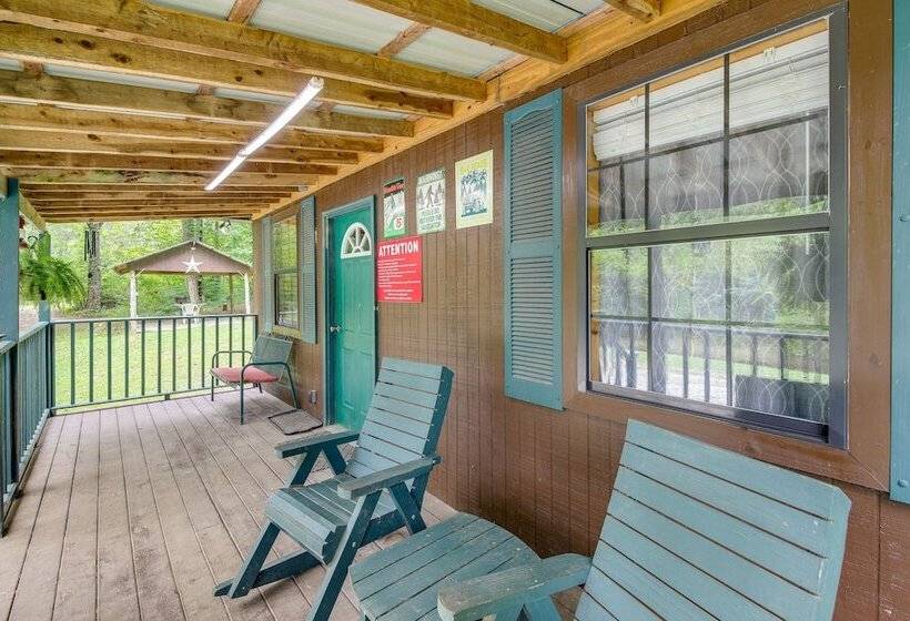 Riverfront Briceville Cabin W/ Patio & Fire Pit!