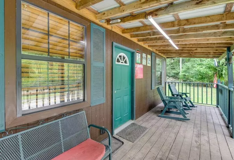 Riverfront Briceville Cabin W/ Patio & Fire Pit!