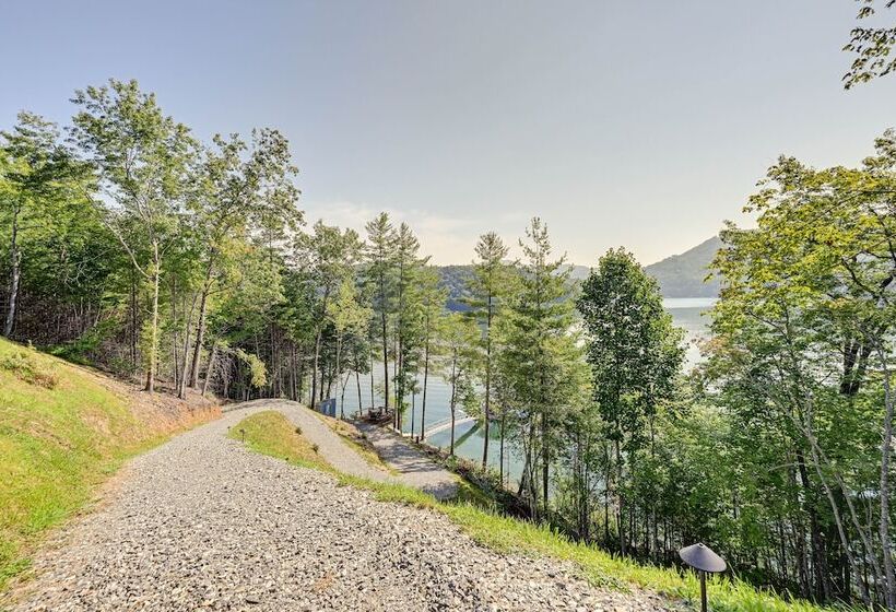 Scenic Bryson City Retreat W/ Direct Lake Access!