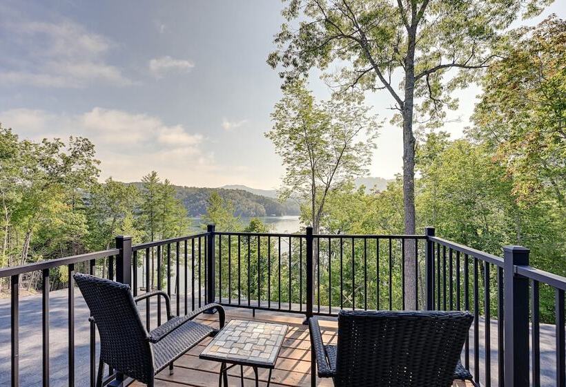 Scenic Bryson City Retreat W/ Direct Lake Access!