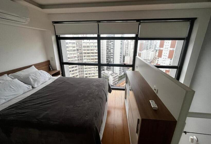 Flat Duplex Com Serviço De Camareira E Enxoval Completo   Ao Lado Do Parque Ibirapuera