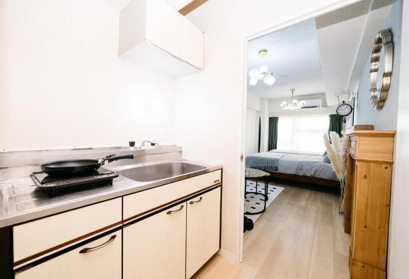 D91新宿最中心 東新宿站5分 Shinjuku Center 5 Mins To Station, Max 4p 直达新宿 涉谷 表参道 池袋 上野 代代木 银座 原宿